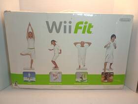 Nintendo 045496901080 Wii Fit Balance Board With Cd Pre-owned In Box Tested Working