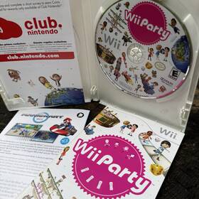 Nintendo 045496901974 Wii Party Complete Cib Tested Manual Inserts Club