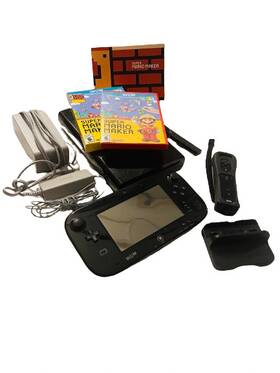 Nintendo 045496913755 Wii U 32gb Console System Super Mario Maker Deluxe Set Complete