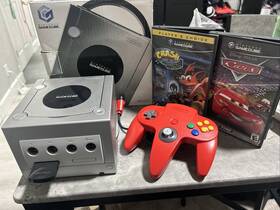 Nintendo 045496940393 Gamecube Limited Platinum Edition With Controller And Games Box Included