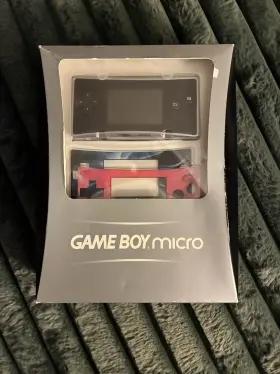 070507clb000 Nintendo Game Boy Micro Silver Handheld Console With Original Box 2 Faceplates