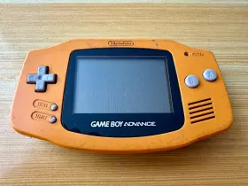Agb001 Nintendo 078200000601 Gameboy Advance Orange Handheld Motherboard Unit Parts Or Repair