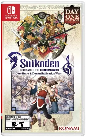 Nintendo 083717271147 Suikoden I And Ii Hd Remaster Gate Rune Dunan Unification Wars Day One Switch