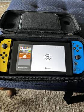 Nintendo 10005217 Switch Fortnite Special Edition Game Console - Blue/yellow See Desc