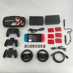 Nintendo 109293a Switch Lot With Accessories 8 Games Fifa 2k21 Kirby Just Dance Tested