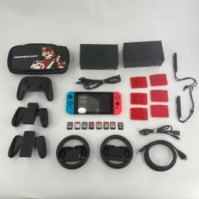 109293a Nintendo Switch Lot With Accessories 8 Games Fifa 2k21 Kirby Just Dance Tested