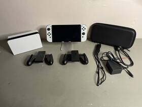 Nintendo 115461 Switch White Oled 64gb Handheld Console Tested