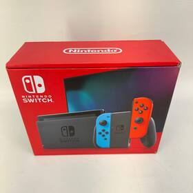 Nintendo 117974 New Switch V2 Video Game Console Red/blue