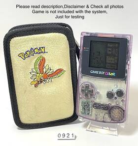 Nintendo 12941553583 Game Boy Color Handheld System - Atomic Purple In Good Condition