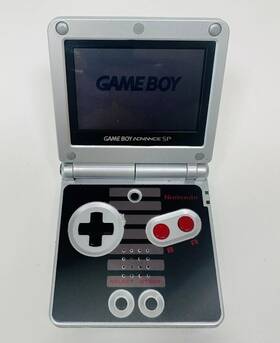 Nintendo 1502966 Nes Limited Edition Game Boy Advance Sp Handheld System- Parts Or Repair Read