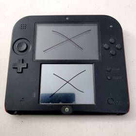 Nintendo 172304351352 Bad Screens 2ds Crimson Red - 3ds Tested Authentic