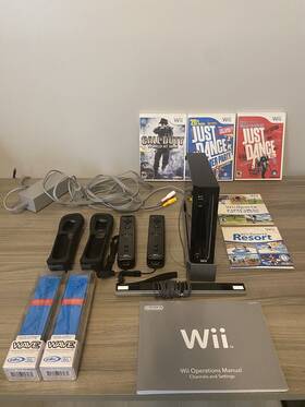 Nintendo 2100246 Wii With Sports Resort Black Console Call Of Duty