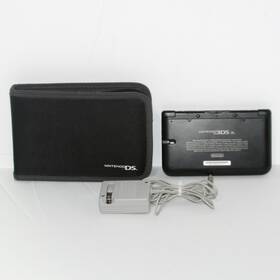 Nintendo 2201132 3ds Xl Black Console Case Charger No Stylus Tested Working