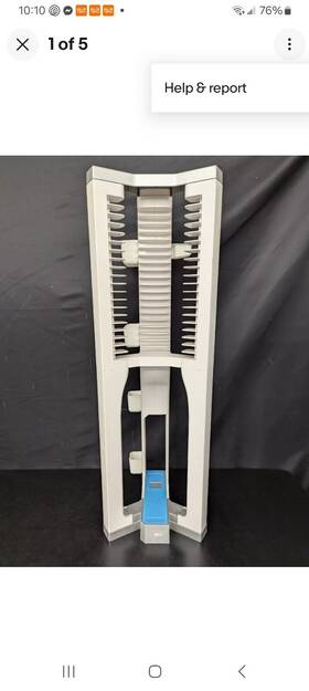 Nintendo 222940-00-00 Wii Gaming Tower Storage For Console /games / Accessories