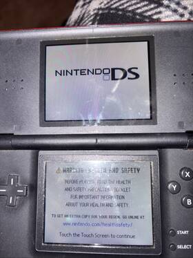 Nintendo 50868762 Ds Lite Handheld System Red Tested Working
