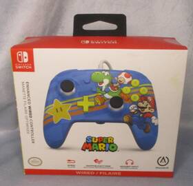 Nintendo 617885062117 Switch Powera Super Mario Enhanced Wired Controller Ergonomic Design