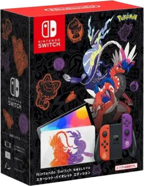 Nintendo 634881241414 Switch Oled Pokemon Scarlet And Violet 64gb Handheld System