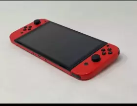 6560199 Nintendo Switch Oled Mario Red Edition 64gb. With Clear Case And Screen Protecter