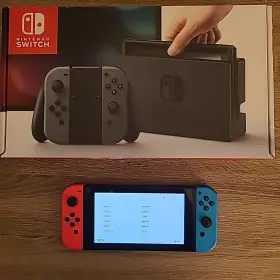 6560569 Nintendo Switch Console Original Box Amazing Condition