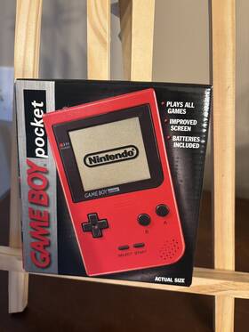Nintendo 738383993932 Gameboy Pocket Red Version Brand New Factory Sealed Vintage Clean Box