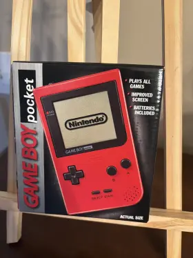 Nintendo 738383993932 Gameboy Pocket Red Version Brand New Factory Sealed Vintage Clean Box