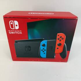 Nintendo 77464001 New Switch V2 Video Game Console Red/blue