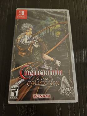 Nintendo 810105677461 Castlevania Advance Collection Circle Of The Moon Cover Switch Game New