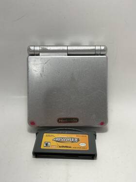 Nintendo 902370506877 Gameboy Advance Sp Platinum Silver Ags001 Ntsc Gba Tested Works Nocharg
