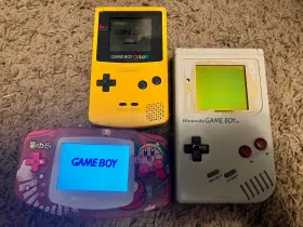 Nintendo 902370506884 Game Boy Advance Gba Cgb Agb Dmg System Console Lot Set As Is