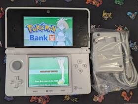Nintendo 902370520798 3ds - Pure White With Pokemon Bank Region Free Preloaded 10 Games