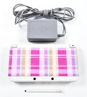 Nintendo 902370529951 New 3ds Console Kisekae Plate Pack Madras Check Tested Pink Japan