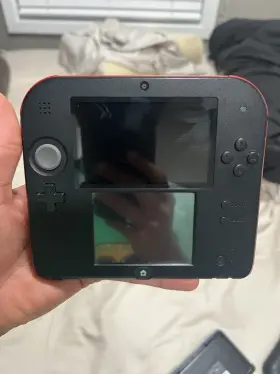 Nintendo 902370533972 2ds Handheld Console - Black/red