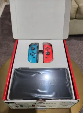 Nintendo 902370548501 Switch Neon Red And Blue Joy-con 64gb Oled Console Japan