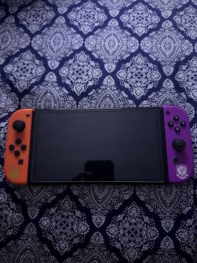 Nintendo 902370550412 Switch Oled Pokemon Scarlet And Violet Limited Edition Console Us Model