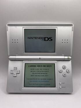 Nintendo 948872413336 Ds Lite Gross Silver Console Charger Works Great