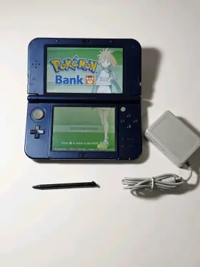 Nintendo 969123700562 New 3ds Ll Xl Metallic Blue 128gb With Pokemon Bank And Poke Transporter