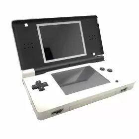 98798 Nintendo Original Ds Lite Handheld Video Game System - Custom White And Black