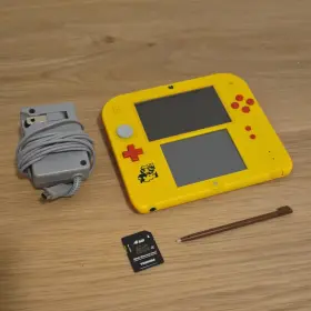 A177264079 Nintendo 2ds Super Mario Maker Edition Yellow Console With Charger Stylus 4gb Sd