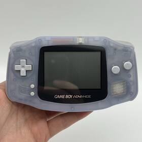 Nintendo Agb-001-1 Game Boy Advance Console System - Clear Glacier Tested Great Condition