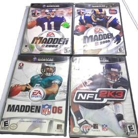 Nintendo Ap32 Madden Nfl 2002 2003 06 2k3 Gamecube 4 Game Soccer Lot