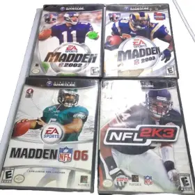 Ap32 Nintendo Madden Nfl 2002 2003 06 2k3 Gamecube 4 Game Soccer Lot