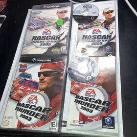 Nintendo Ap33 Nascar 2003 And 2005 Chase For The Cup Gamecube 2004 2 Game Lot