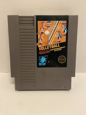 Nintendo As52 Volleyball Entertainment System Nes Authentic 5 Screw Game Tested