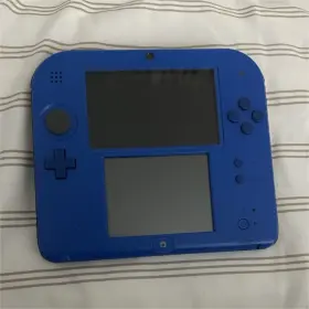 Aw109933360 Nintendo 2ds Dual Screen Handheld System Blue/black With Headphone Jack