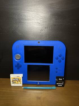 Nintendo Aw116595971 2ds System Sd Charger Pen Mario Bros 2 Game Included Wifi Tested