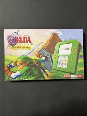 Nintendo Aw719608252 2ds Link Edition Zelda Ocarina Of Time 3d Green Console