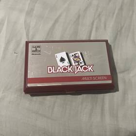 Nintendo Bj-60 Vintage Game And Watch Black Jack Handheld It Works