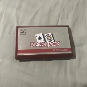 Bj-60 Nintendo Vintage Game And Watch Black Jack Handheld It Works