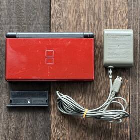 Nintendo C/usg-jpn-2 Region-free Ds Lite Crimson Red And Black System Charger Usg-001 Jpn