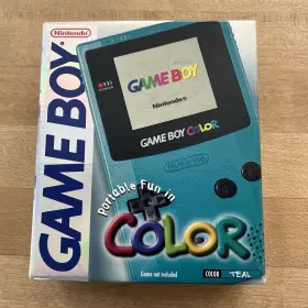 Cg583662510 Nintendo Game Boy Color Teal Cib Complete In Box With Manual - Tested
